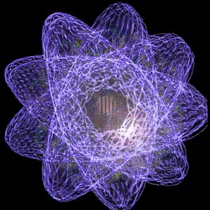Spirograph like Flower Power interactive GIF animation