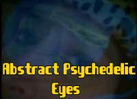 Layered Psychedelic Video of Leslie Michel's eyes and art